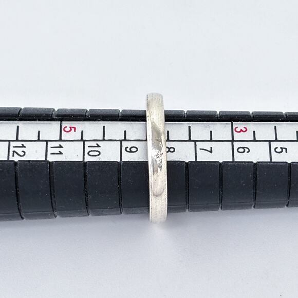 Vintage Sterling Silver 925 Open Back Toe Ring Size 4 - Picture 7 of 9